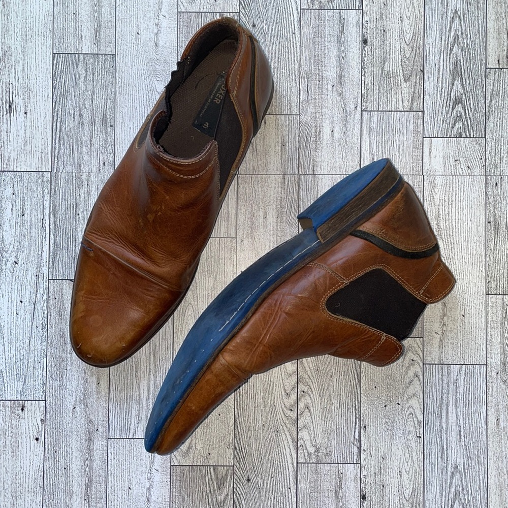Bull Boxer Navos Leather Cap Toe Boots